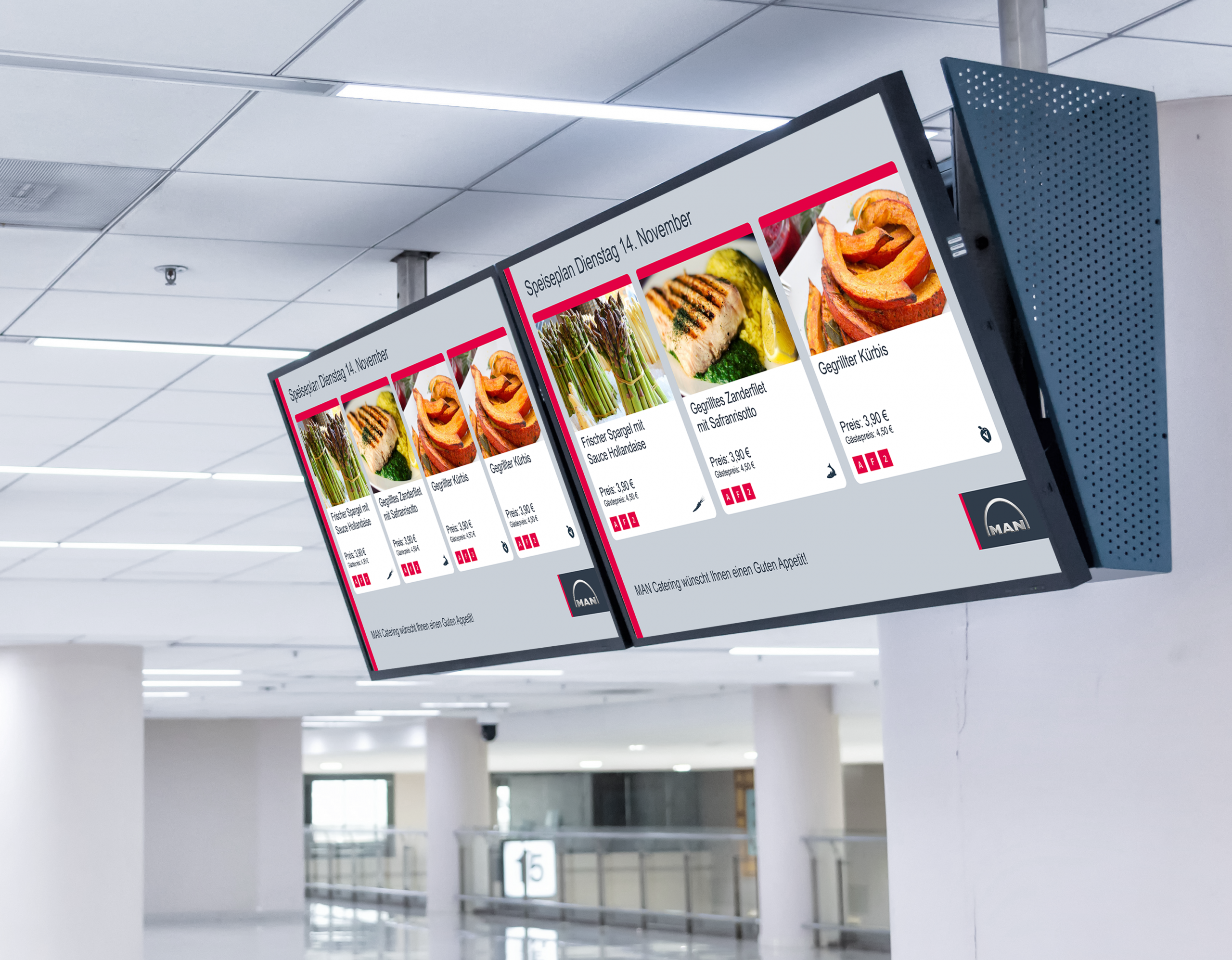 kamasys Beispiel für Digital Signage