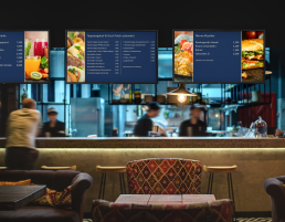 kamasys Beispiel für Digital Signage Monitore