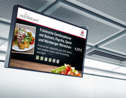kamasys Beispiel für Ausgabemonitor Digital Signage