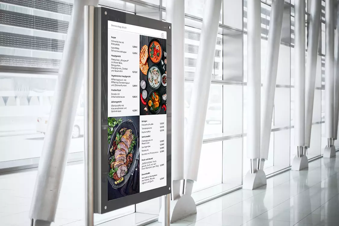 Digital signage system from kamasys: Input monitor