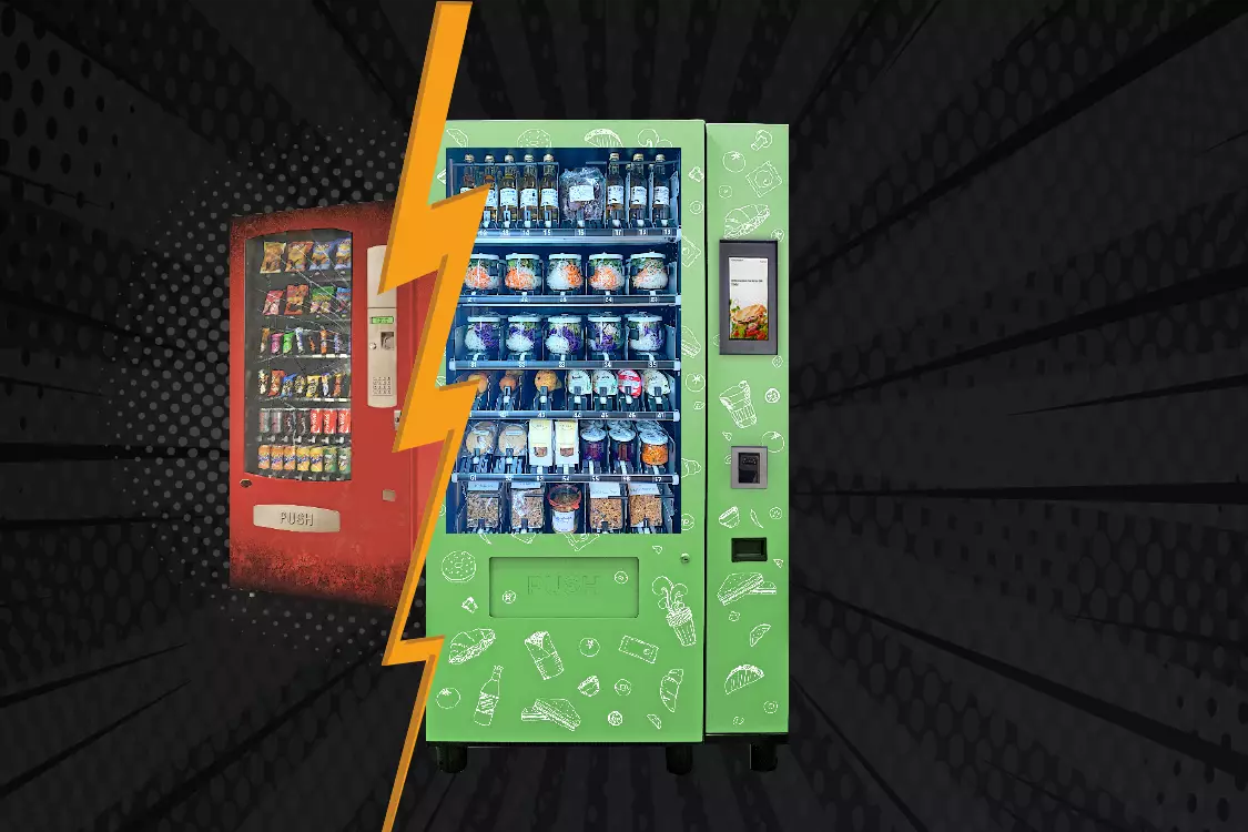 kamasys allows healthy catering via vending machines . around the clock