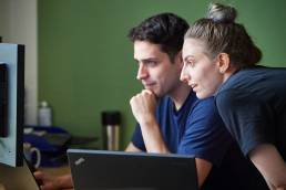 kamasys developers at a meeting