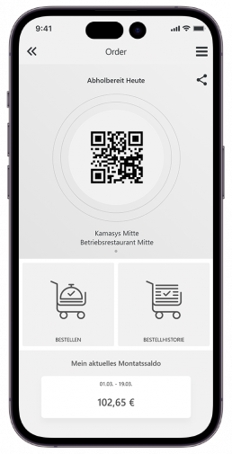 kamasys App Gemeinschaftsverpflegung
