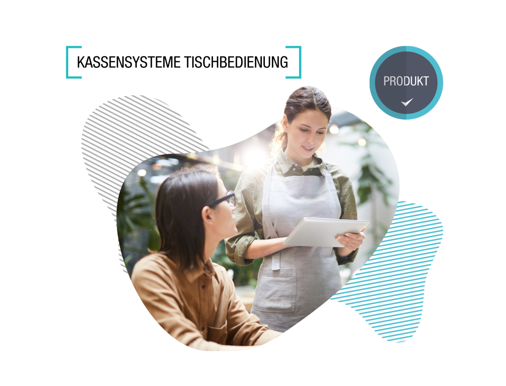 Waiter cash register for canteens cash register system table service